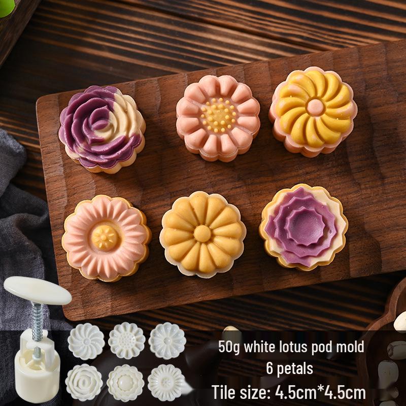 Mid-Autumn Mooncake Mold Stamp Tool for Ice Skin Mung Bean Pastry