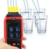 AEE4-Thermocouple Thermometer 4 Channels Data Logger Thermometer K Type Temperature Logger With Alarm And Data Logging