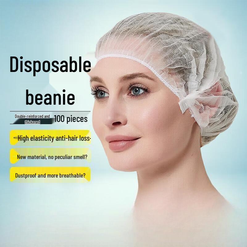 Disposable Non-Woven Hair Net Caps