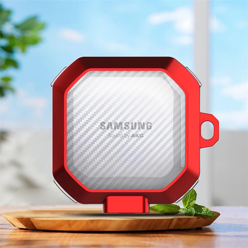 Samsung BudsCore Buds2 Pro Transparent Carbon Fiber Protective Case