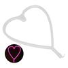 Heart Shaped Neon Lights USB Battery Operated Neon Heart Decorative Lights for Gift Decoration