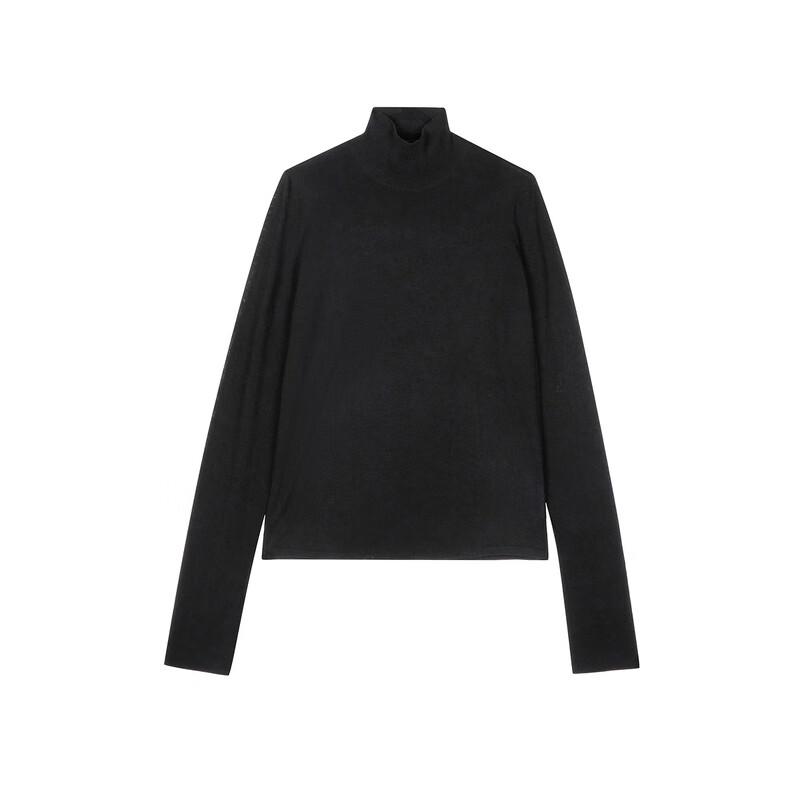 LESS 2024 Autumn Merino Wool Turtleneck Sweater