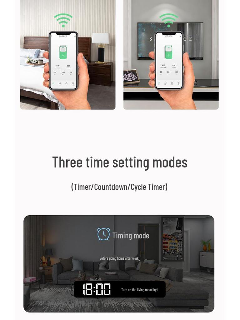 Smart 63A 1P WiFi Circuit Breaker with Wireless Remote Control for Smart Home