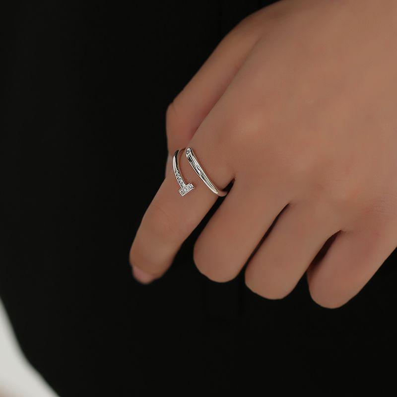 Women's Silver-Plated Retro Korean Style Index Finger Ring
