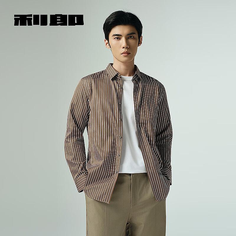 

LILANZ Men s Long Sleeve Striped Cotton Shirt 40