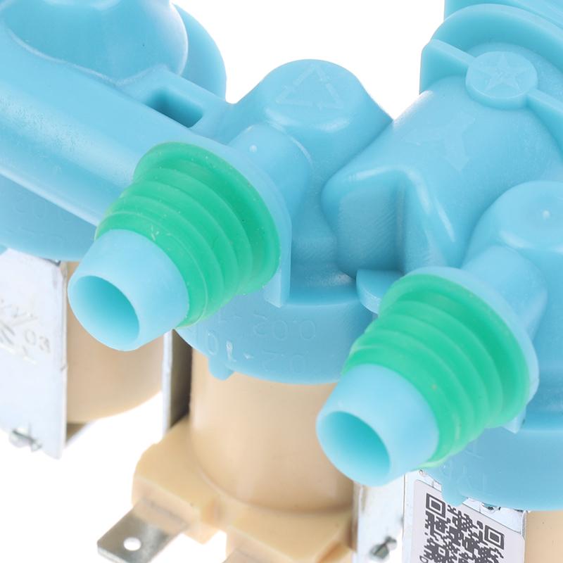 1Pc DC62-00266E DC62-00233D Water Inlet Solenoid Valve AC 220-240V For Washing Machine Double Head Water Inlet Valve