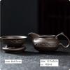 Retro Handmade Purple Clay Fair Cup Tea Ceremony Raw Ore Zisha Tea Set Accessories Household Tea Divider Chahai Tea Strainer