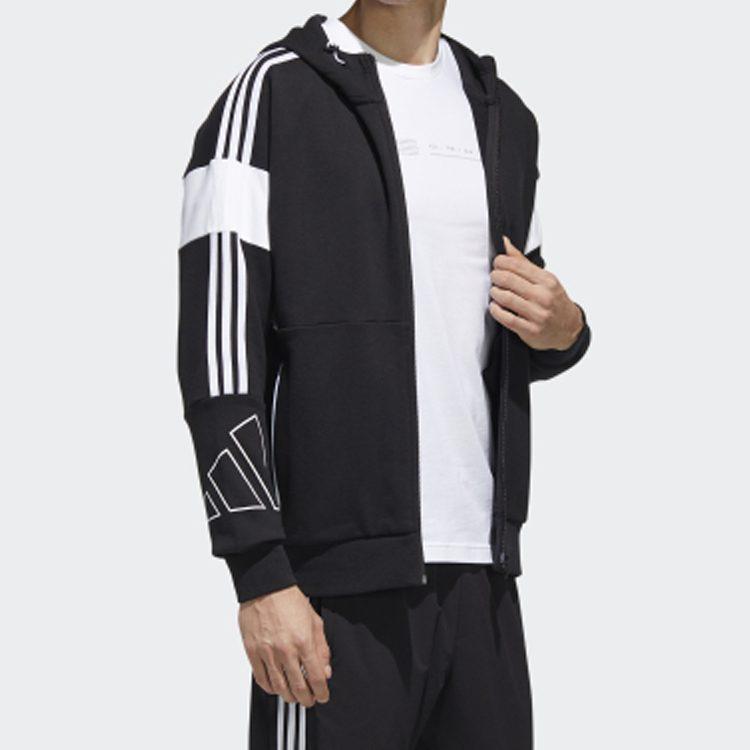 Adidas Jackets Men's Black Hooded Moderate Other GF3995