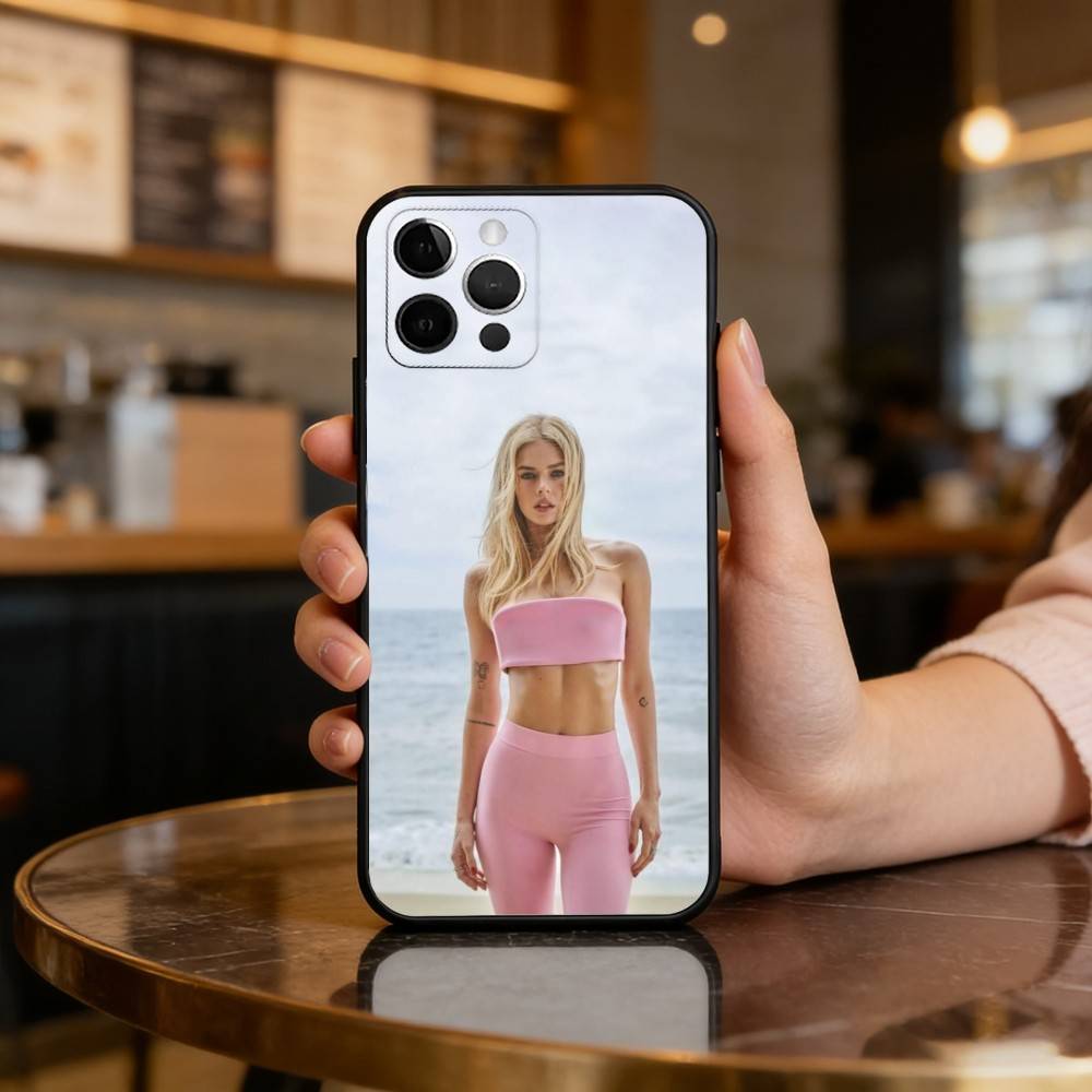 Actress Samara Weaving Phone Case For iPhone 17,16,15,14,13,12,11 Plus,Pro Max,Soft Silicone Black Cover