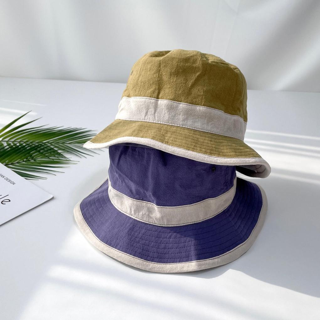 Women's and Men's Daily Vintage Two-tone Bucket Hat