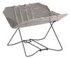Captain Stag Silver BBQ Shell Fire 400W Stainless with Two Tripods and Storage Bag UG-91 Grill, Pit, Steel,