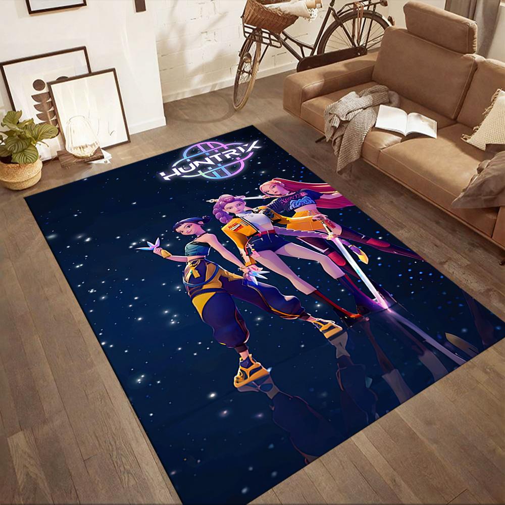 Galactic Huntress Trio Square rugs are a great choice for living rooms, bedrooms, home décor, and as gifts.