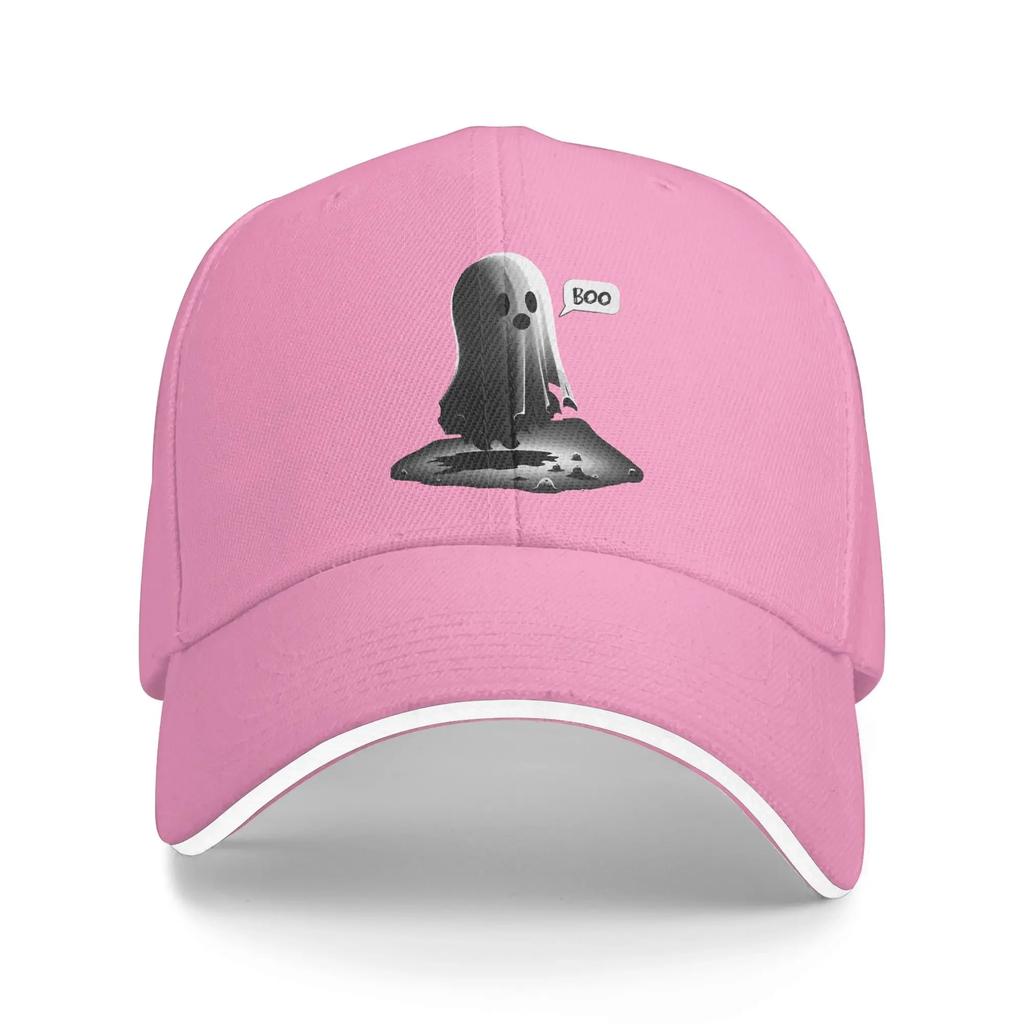 Ghost Of Disapproval Active Boo Baseball Cap  y2k Funny Trucker Hat Summer Unisex Men Running Hippie Snapback Cap