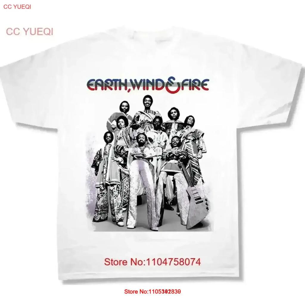 Earth Wind And Fire T Shirt Vtg Style Size S 5xl Vintage Top For Everyday Wear Slightly Homme Fashion Breathable