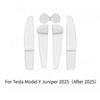 For Tesla Model Y Juniper/ YL Car Door Storage Pad 5PCS TPE Central Control Water Cup Holder Mat Organizer Tray Car Accessories