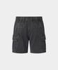BIRBANTE Garment-Dyed C.L Fit Cargo Half Pants - Charcoal