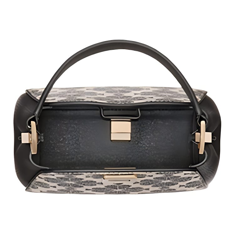 Kate Spade Flower Artificial Leather Shoulder Bag, Crossbody Bag, Handbag Mini Women's Black KK996-001