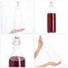 KADAX Glass Bottle 2L For Liqueur Juice Wine With Cork