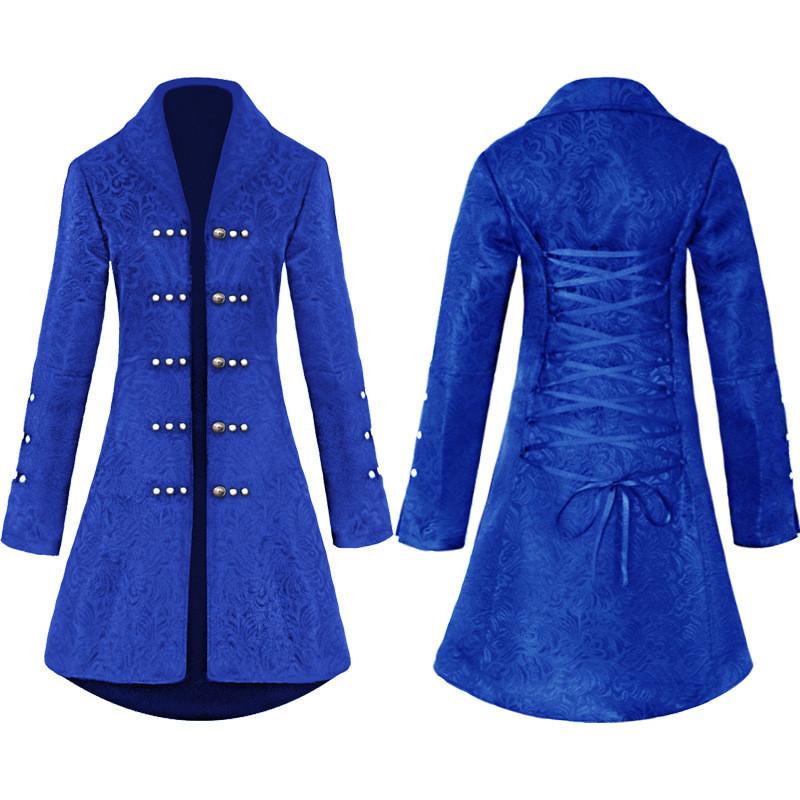 Medieval Vintage Dress For Women With Jacquard Fabric For Stage Performances
