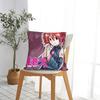 Kasane Teto Square Pillow Cases Anime Vtuber Cushion Cover Funny Polyester Decorative Pillowcase for Bed 18"