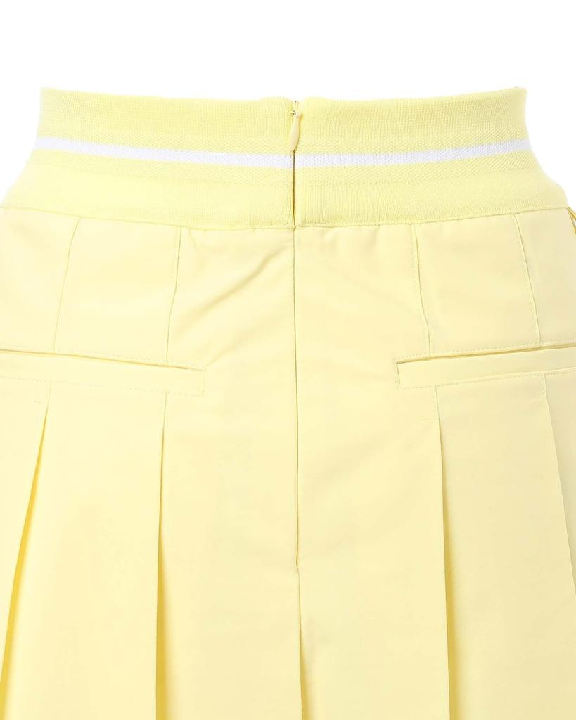 Jack Bunny Pleated Skirt Golf 2 Women's (Mesh Bonding) / / 263-5134112 060_Yellow [L]