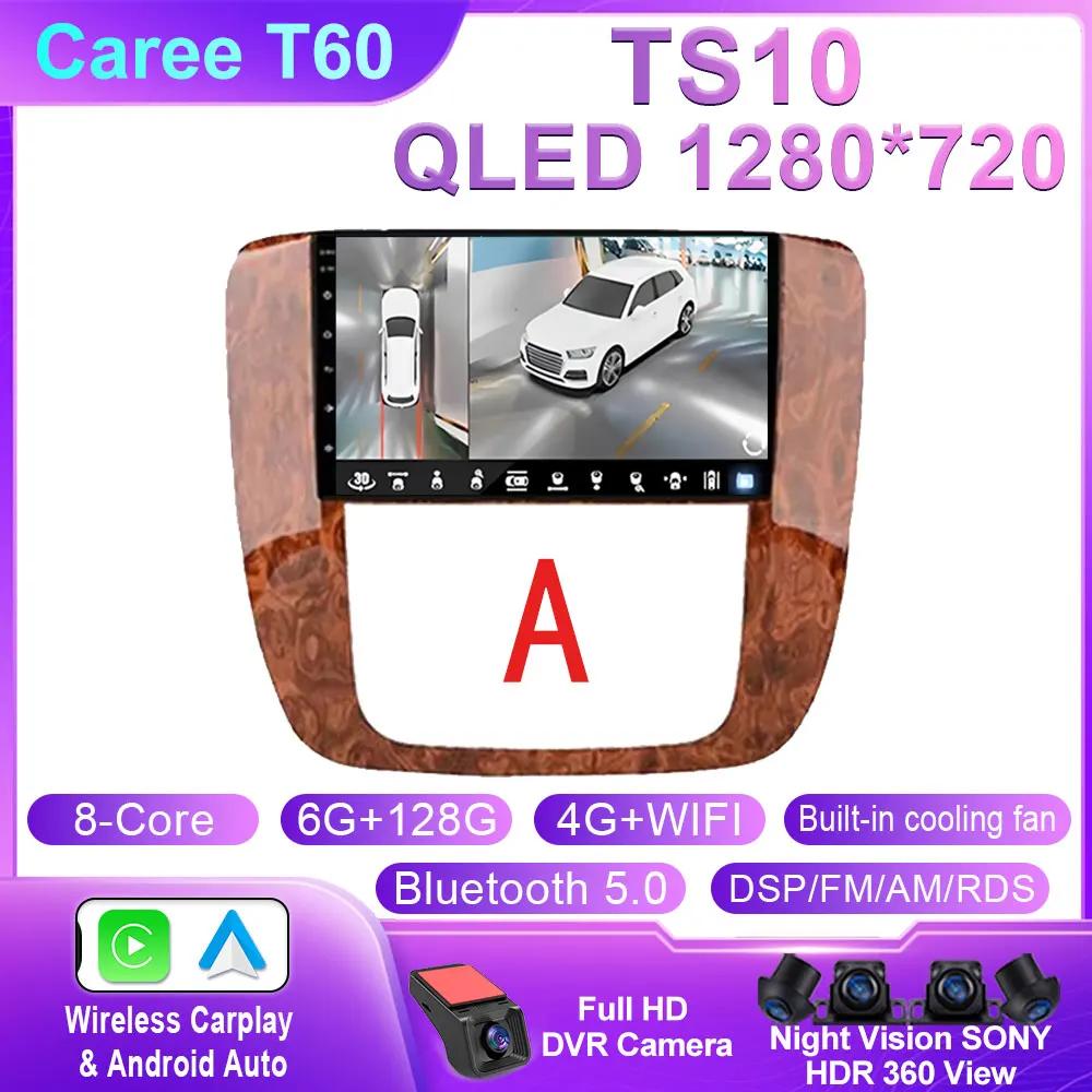 Android Car For GMC Yukon Chevrolet Tahoe Suburban 2008-2012 GPS Navigation Multimedia Player Stereo Head Unit QLED Screen 5G BT