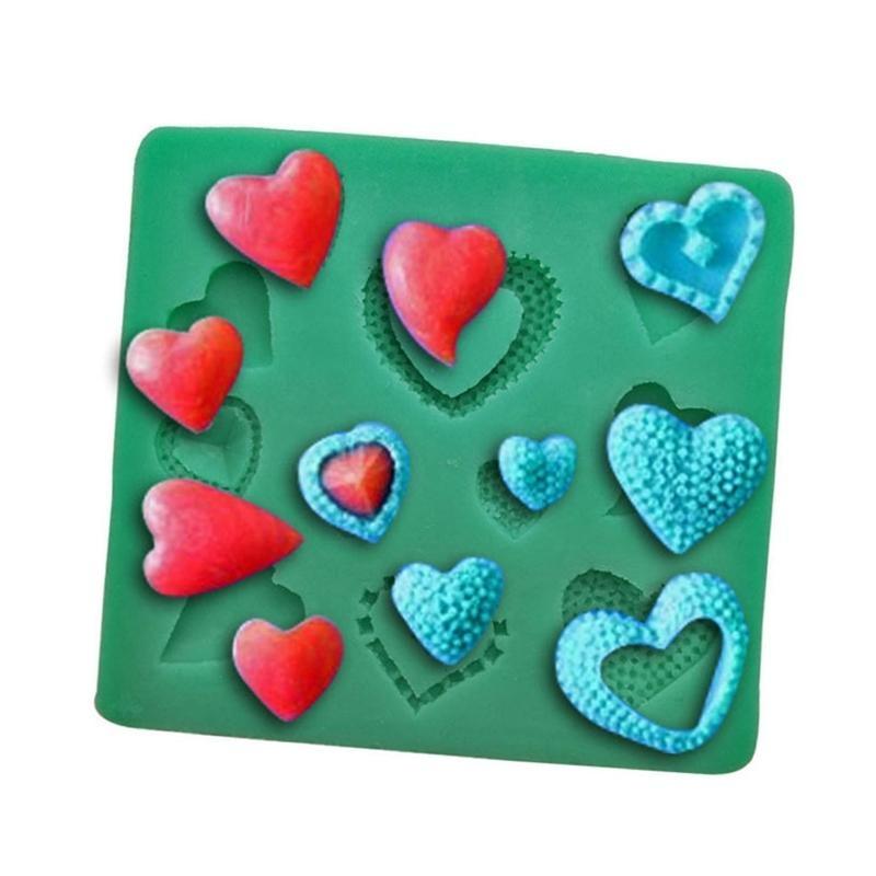 Valentines Day Theme Silicone Molds for Candle Soap Making Chocolate Fondant Silicone Mold Candy Chocolate Silicone Mold