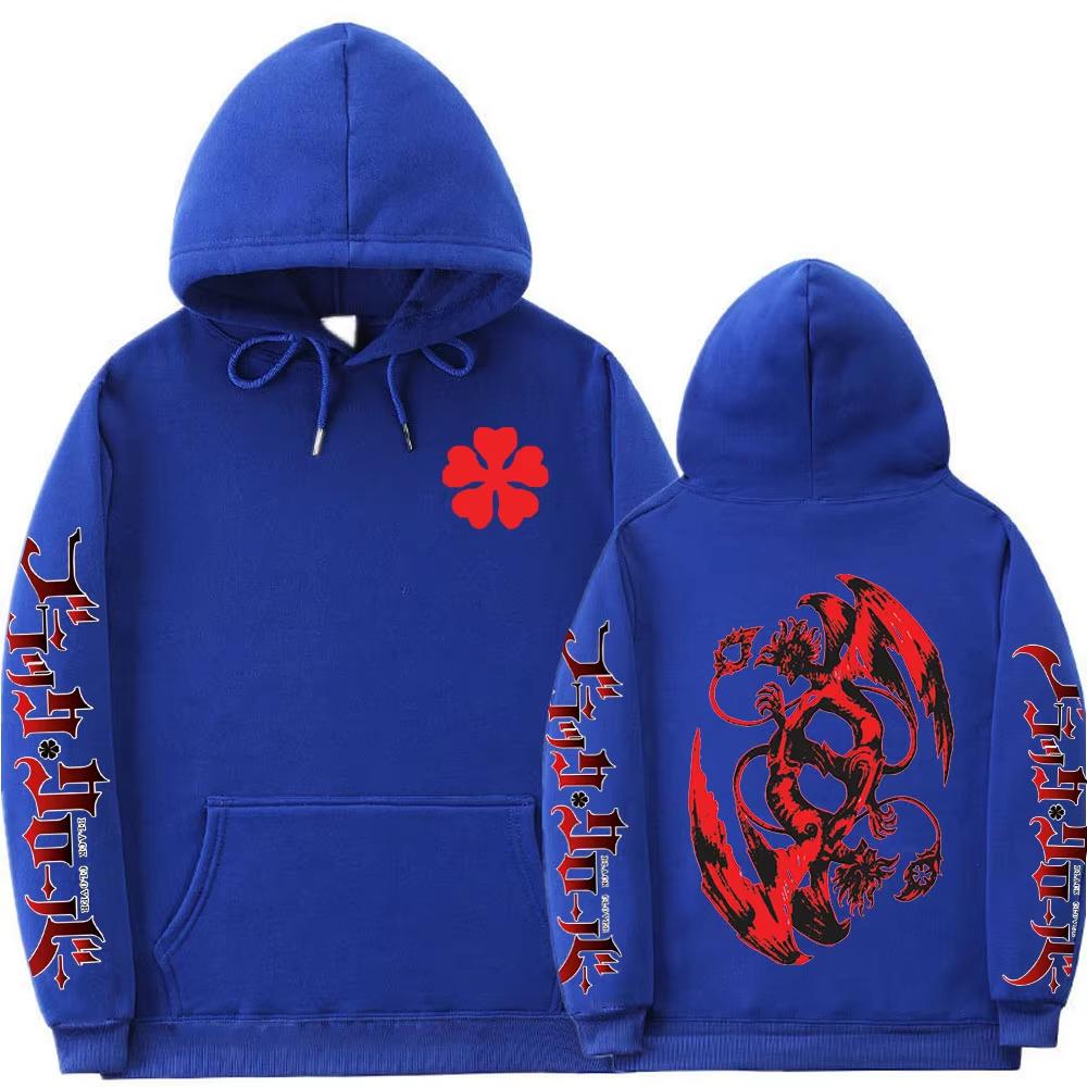 

Harajuku Аниме Черный Клевер Asta Cool Графический Печатный Капюшон Для Мужчин И Женщин Манга Толстовки Оверсайз Повседневный Пуловер Мужской Свитшот S