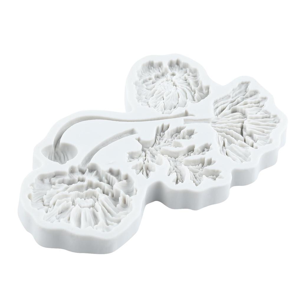 Stampi in Silicone Fiore di Papavero Stampo in Fondant Fiore Strumenti per Decorare Torte Topper per Cupcake Stampo per Caramelle Cioccolato Gumpaste