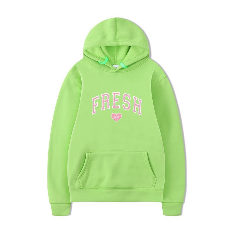 Sweater Hooded Casual Fashion Versatile Long Sleeve Trend Autumn Sports Fleece Pullover