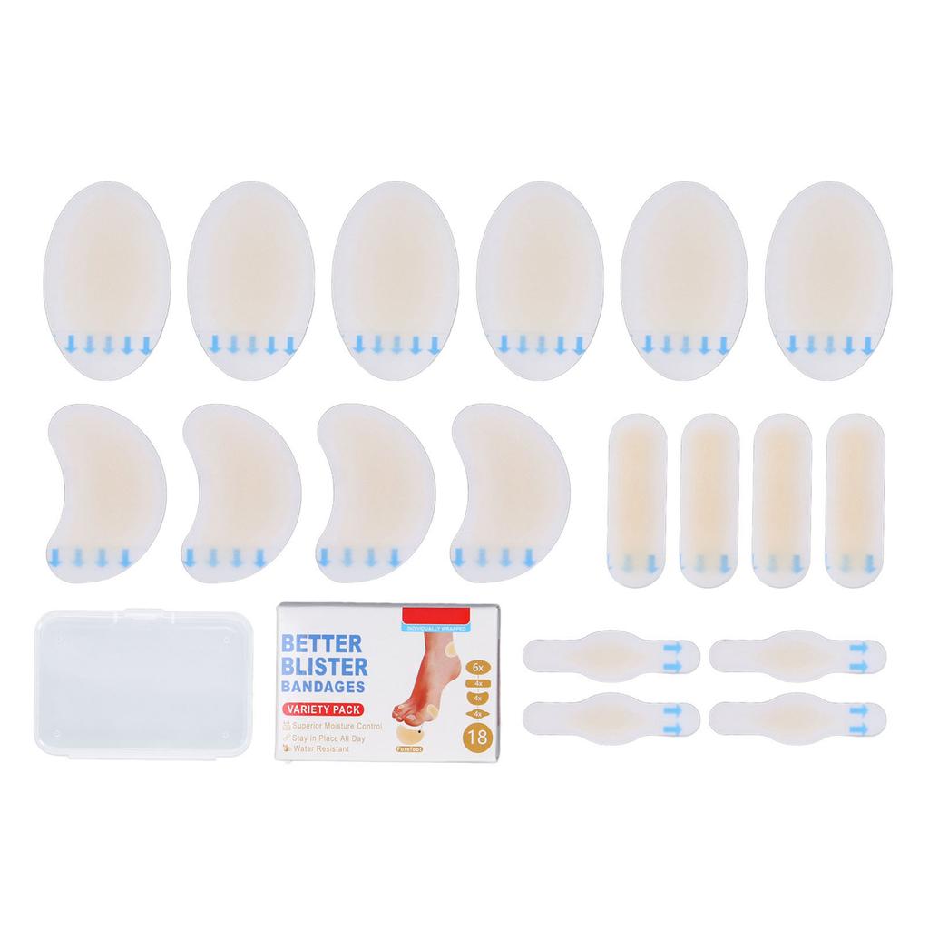 Blister Bandage Waterproof Hydrocolloid Self Adhesive Heel Protectors for Protecting Foot