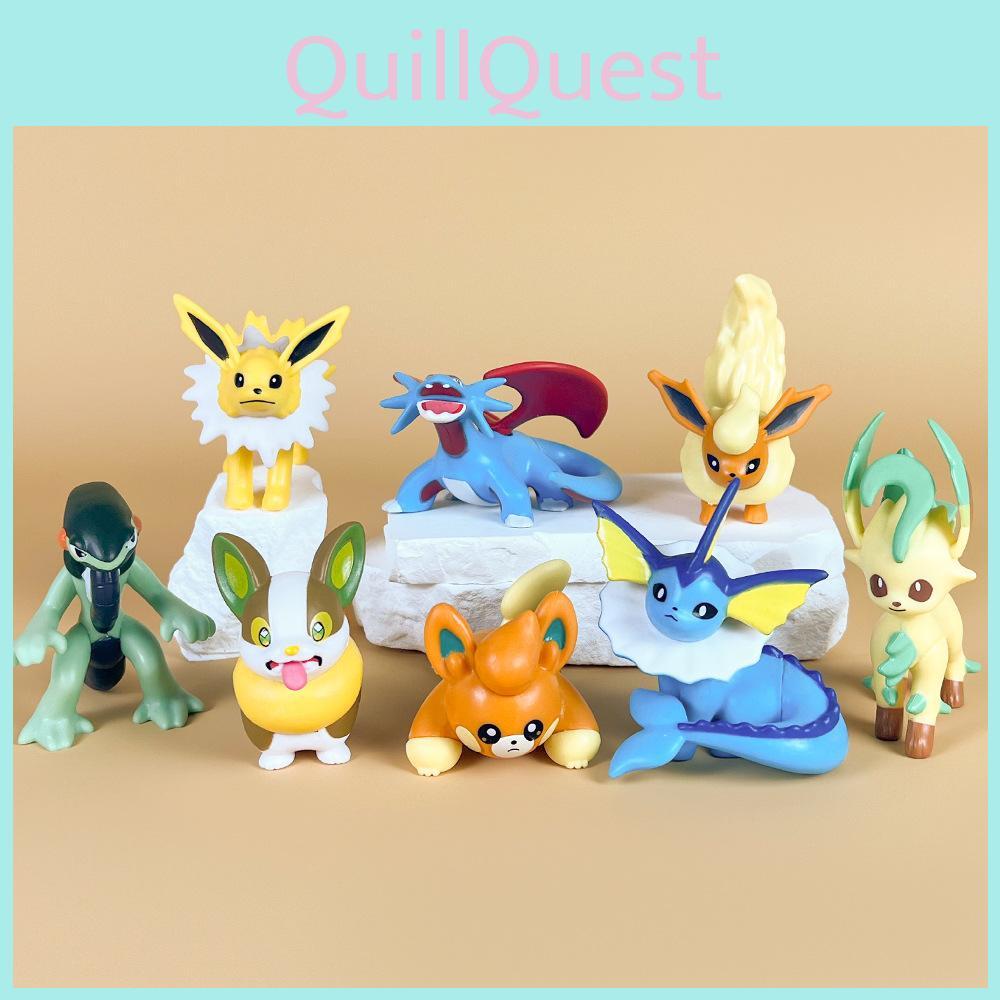 Eeveelution Toy Anime Model Pvc Miniatures For Gift And Decor Home