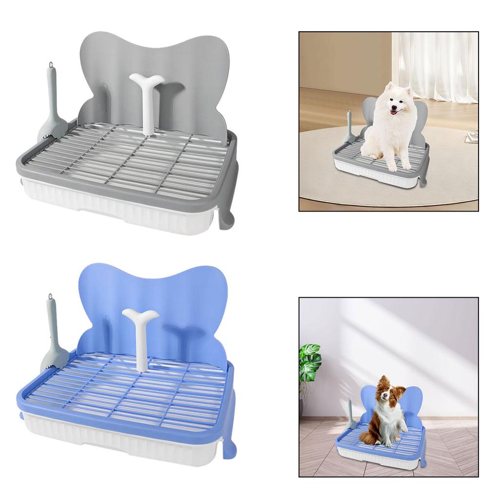 Tragbare Haustier-Trainings-Toilette für Hunde und Kleintiere mit Pfosten