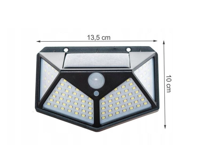 Solar Lamp with Motion and Twilight Sensor Super Bright Yx-100