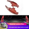 Car Steering Wheel  Carbon Fiber Shifter Paddle For Mercedes Benz Vito Viano V Class W447 2015 2016 2017 2018