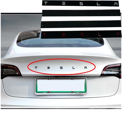1PCS  Chrome  Car Rear Tailgate Sticker Emblem MODEL 3 S X Y Accessories Badge Decal