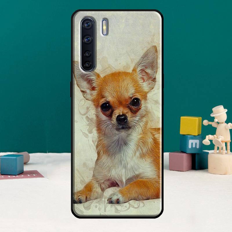 Chihuahua Dog Phone Case For Oppo A15 A74 A94 A54 A18 A38 A58 A78 A98 A40 A60 A80 A16 A76 A96 A57S A17 A77