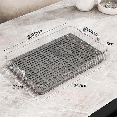 Handcrafted Light Luxury Metal Tea Tray HC