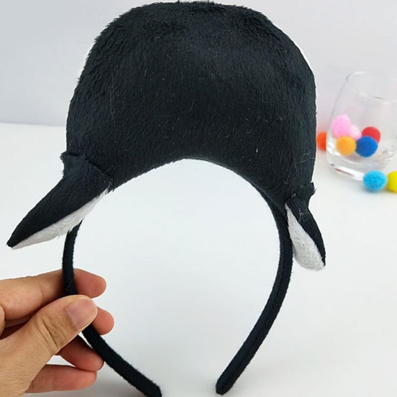 Cute Stuffed Animal Shape Hairband Women Spa Wash Face Makeup Skincare Headbands for Photography Halloween Hairband