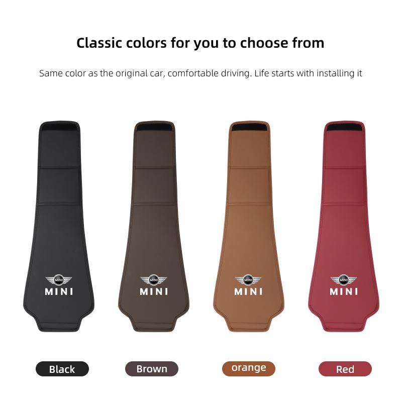 WTE4 Car Seat Pillow Cover Auto Headrest Protective Shell For MINI Cooper R56 F56 R50 JCW Cabrio Aceman Countryman Clubman Roadster