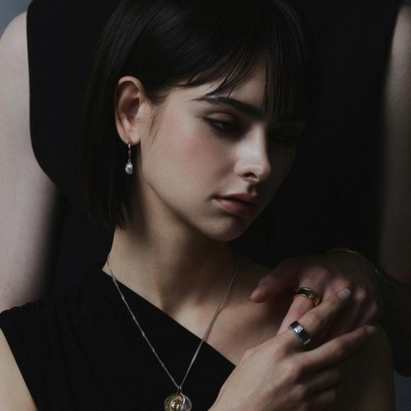 Pandantiv Vidră de Mare Aphrose Inel 6mm (Aur)