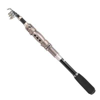 Portable Carbon Baitcasting Telescopic Fishing Rod Pole Reel Tackle Accessory2.4m   7.9ft Carbon Fishing Rod