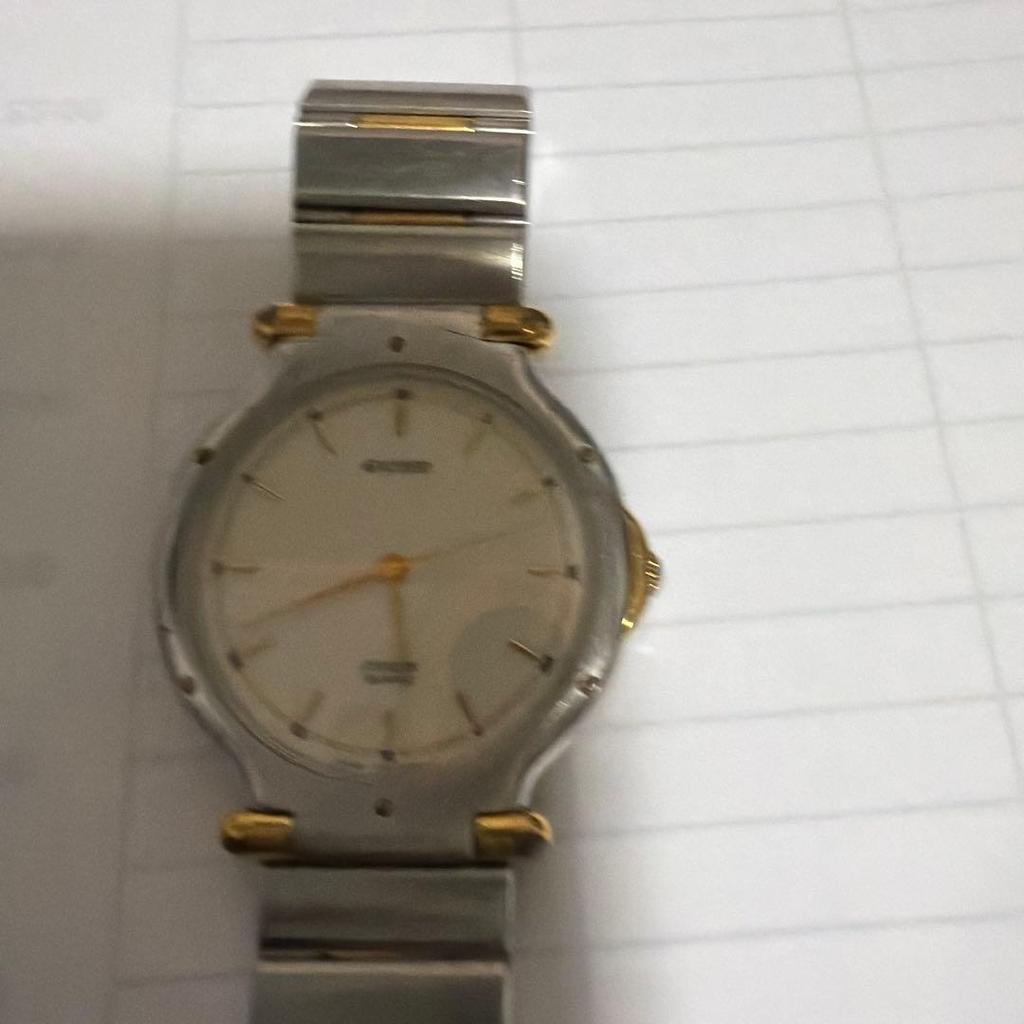 Used CITIZEN EXCEED Watch Quartz Bi-color