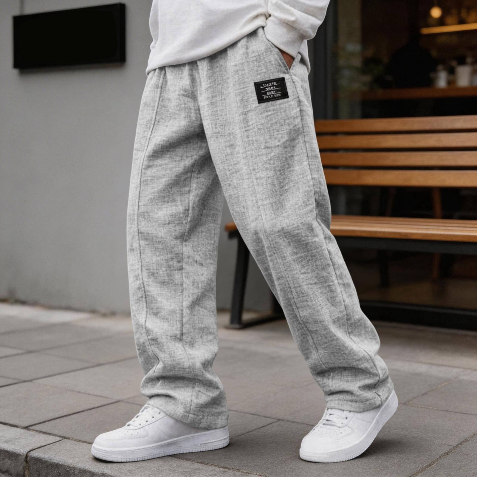 

Men s Outdoor Climbing Pants, Workwear Casual Pants, Versatile -restraining Long Pants M
