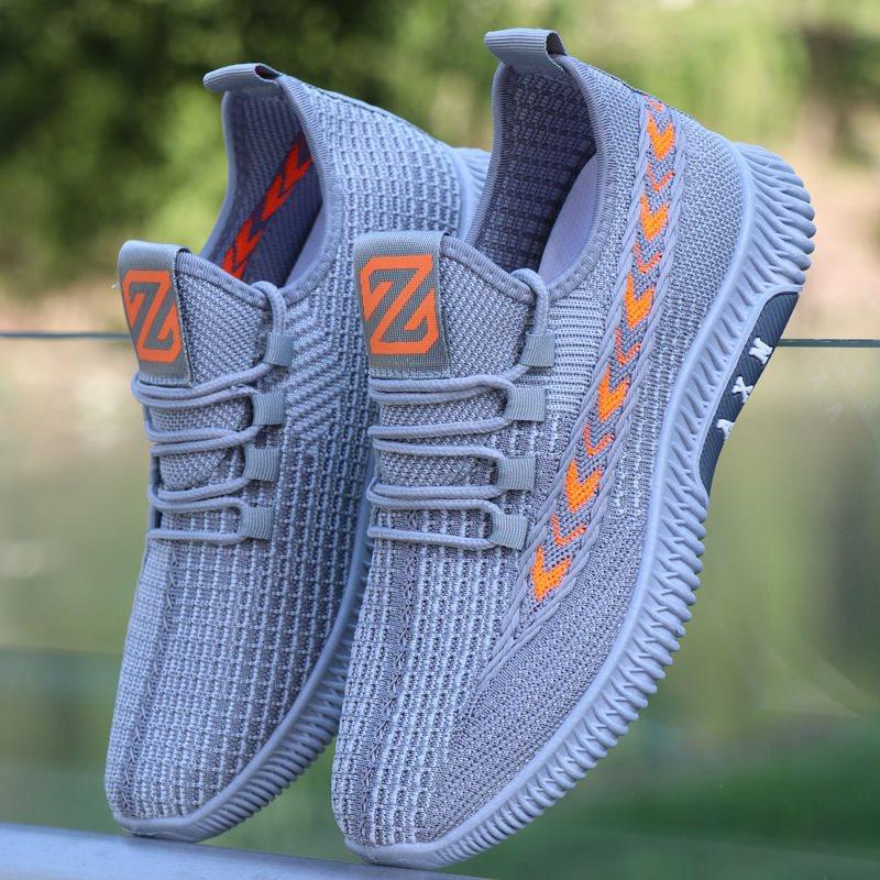 Spring and Breathable Mesh Shoes Casual Board Shoes Boys Trendy Shoes Deodorant Sports Shoes Versatile Canvas Shoes Black Men's Shoes