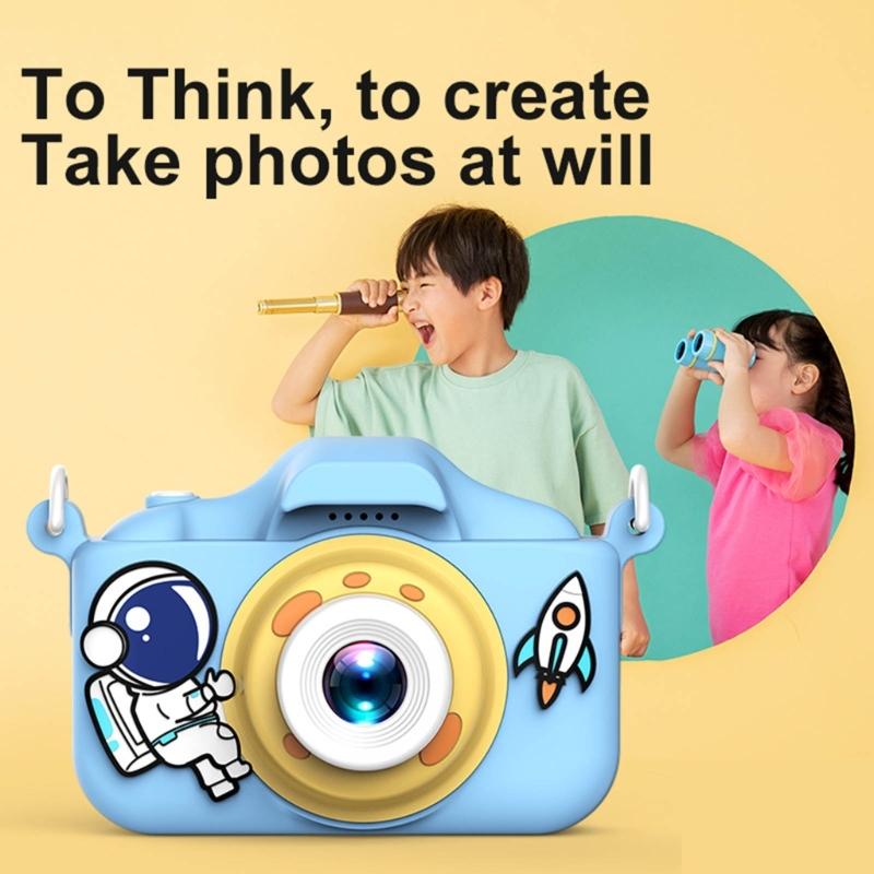 X9 Kid Digital Camera 2000W Pixels 1920x1080P Photos Video Recorder for 3-12 Years Old Girl Boy Built-in 400mA Battery
