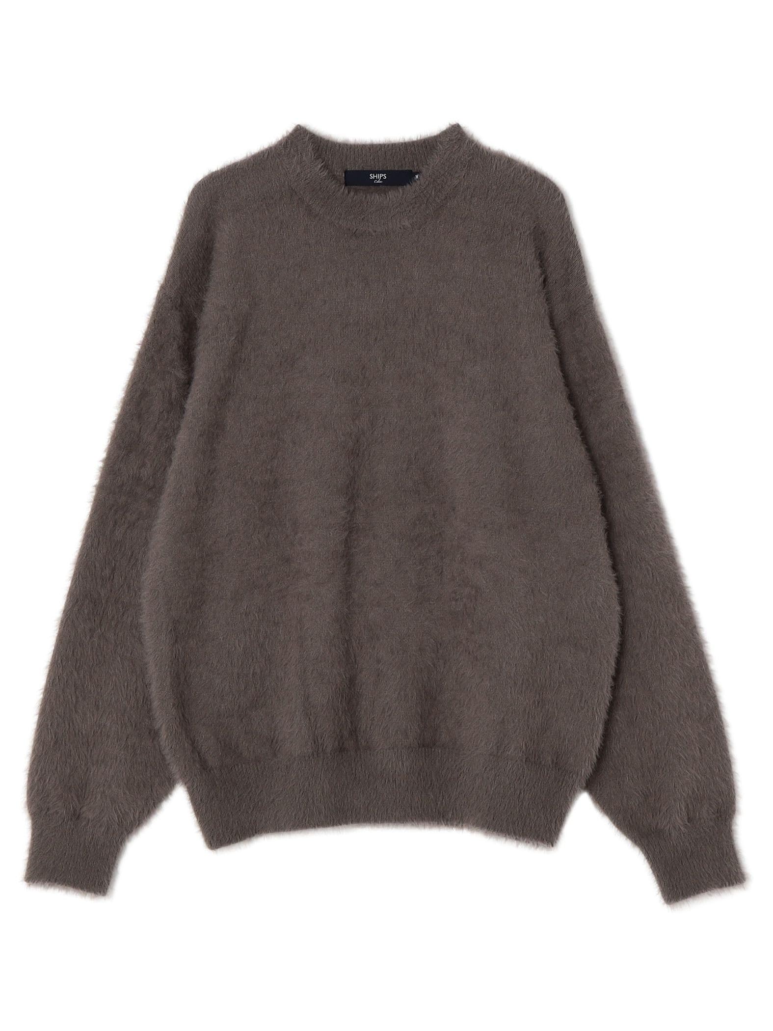 

Ships Colors Shaggy Crew Neck Knit (Hand Washable) 216070003 Khaki Large