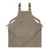Custom Logo Waterproof Canvas Apron for Kitchen, Coffee, Pet, and Barber Shops