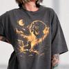 Maglietta Bassotto Luna Ululante, T-shirt Grafica Cani Bassotto Anni '90 Luna
