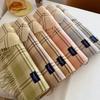 Fashion Men's and Women's Plaid Series Imitation Cashmere Thickened Scarf, Sweet Age-reducing and Warm Scarf In Autumn and Winter